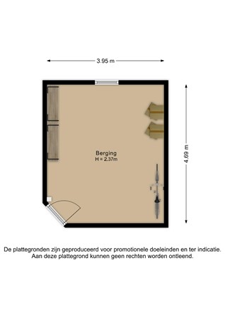 Floorplan - Prins Hendrikkade 162A, 3071 KR Rotterdam